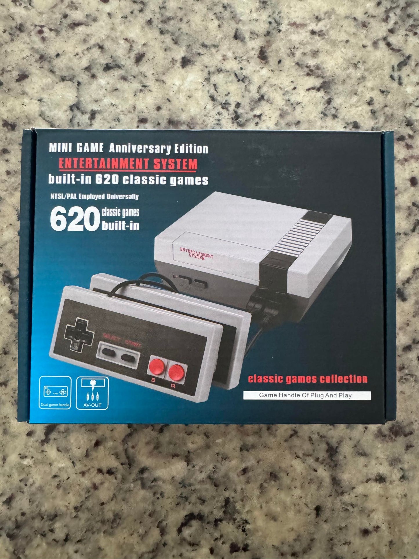 Mini Vintage Retro TV Game Console (Anniversary Edition) - Shop Market Deals