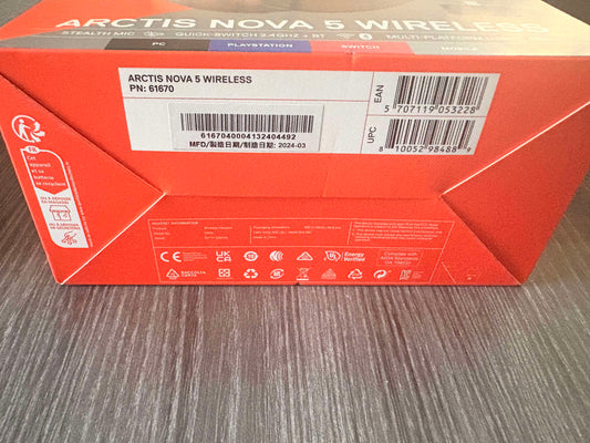 SteelSeries Arctis Nova 5 Wireless Gaming Headset — PC, Playstation 5, Playstation 4, Nintendo Switch, Mobile - Black - Shop Market Deals