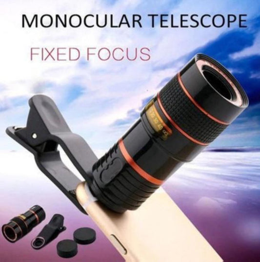 HD Optical Zoom Smartphone Lens with Universal Mobile Phone Clip - Shop Market Deals