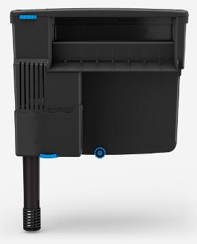 Seachem Tidal 110 aquarium filter with adjustable flow and multi-stage filtration system, designed for efficient water cleaning.