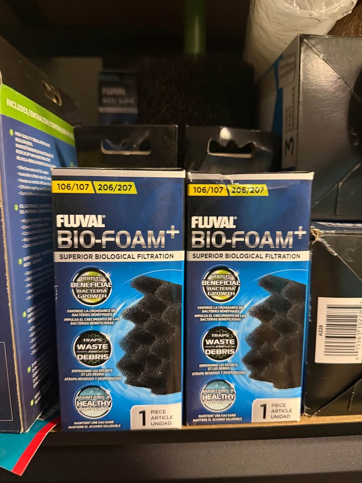 Two new Fluval Bio-Foam+ packages