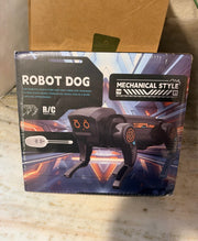 Robot dog toy from Shop Market Deals, featuring a realistic design with moving parts and a friendly appearance.