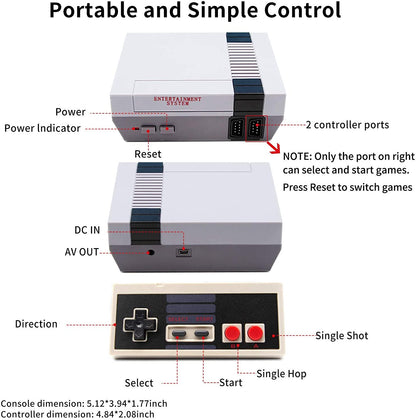 Mini Vintage Retro TV Game Console (Anniversary Edition) - Shop Market Deals