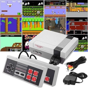 Mini vintage retro TV game console by Shop Market Deals with colorful buttons and screen, anniversary edition, for classic gaming.